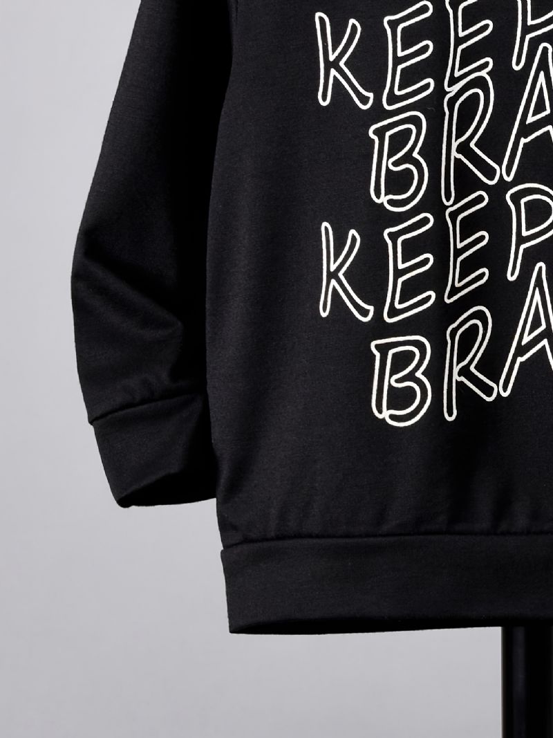 Drenge Pullover Sweatshirt & Matchende Joggerbukser Børnetøj Outfit Sæt