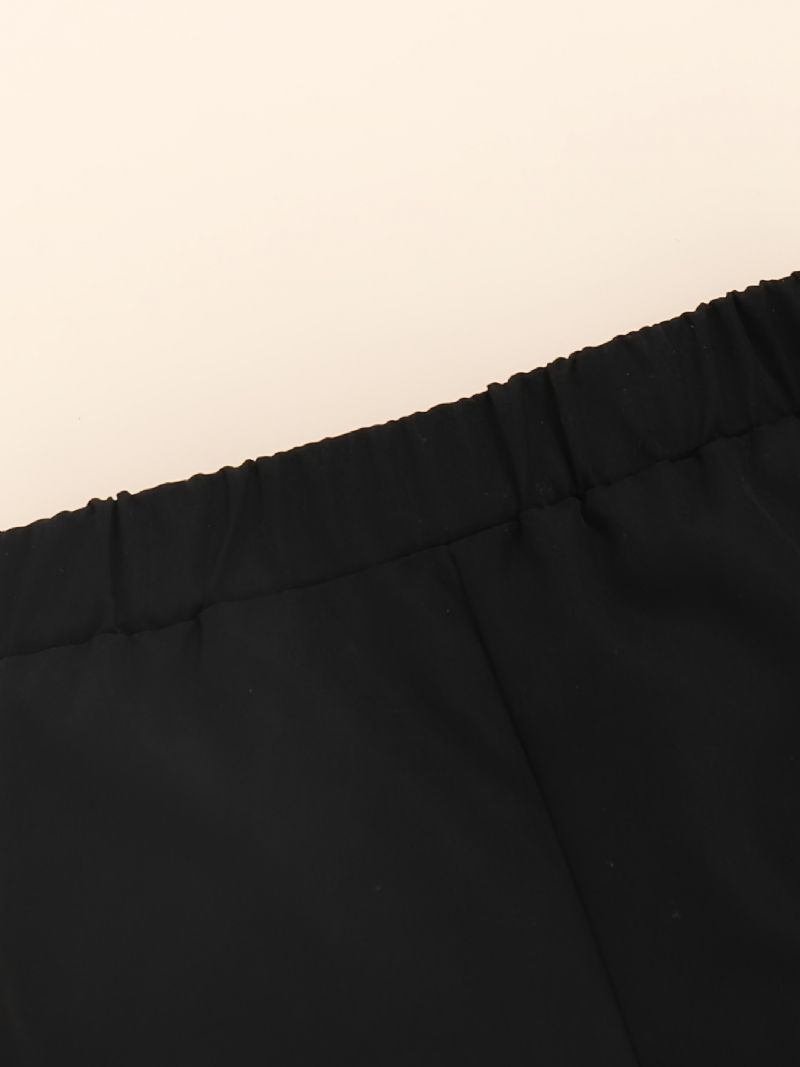 Drenge Stribet Kortærmet Brevprint Top + Shorts Sæt Børnetøj