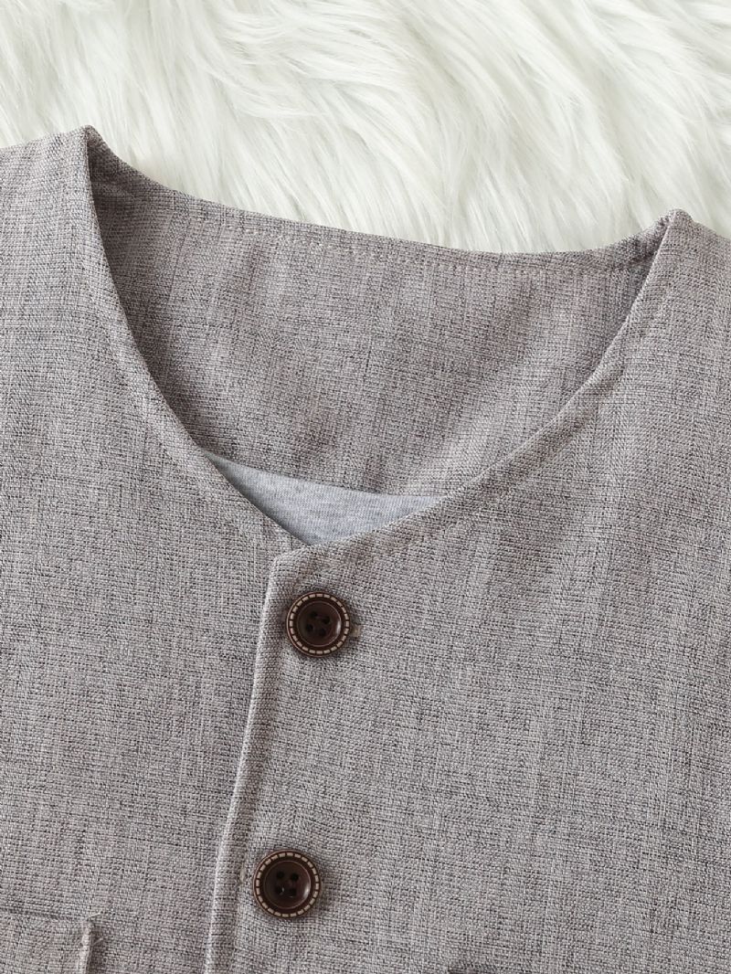 Toddler Drenge Gentleman Vest Og Bukser