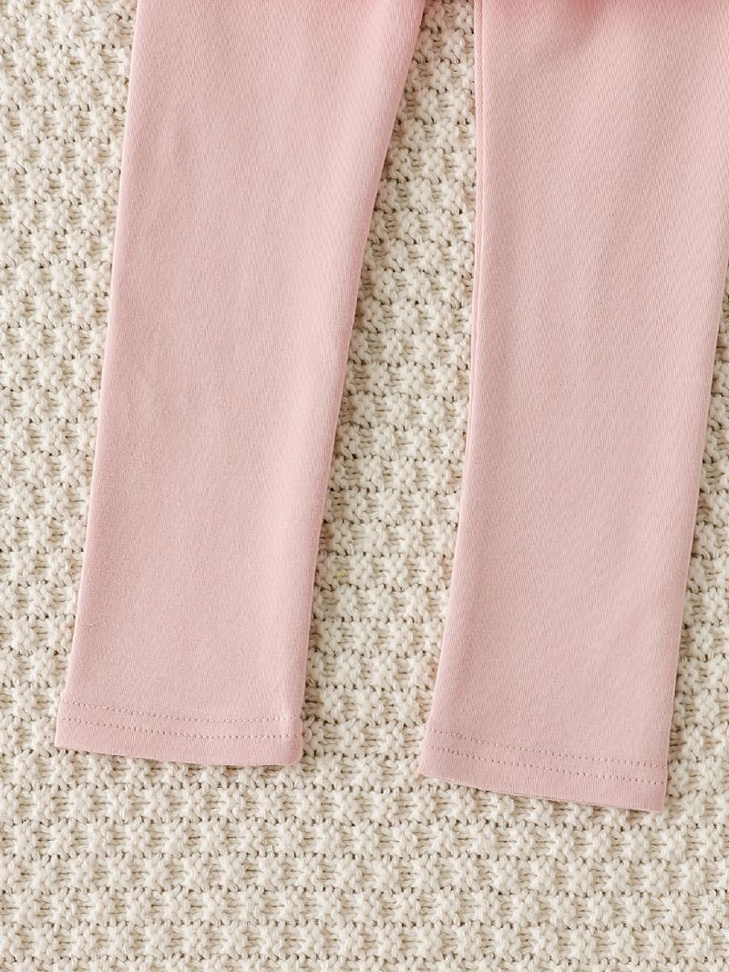 Piger Søde Tyl Nederdel Leggings Med Mesh Stjerne Print Til Vinter