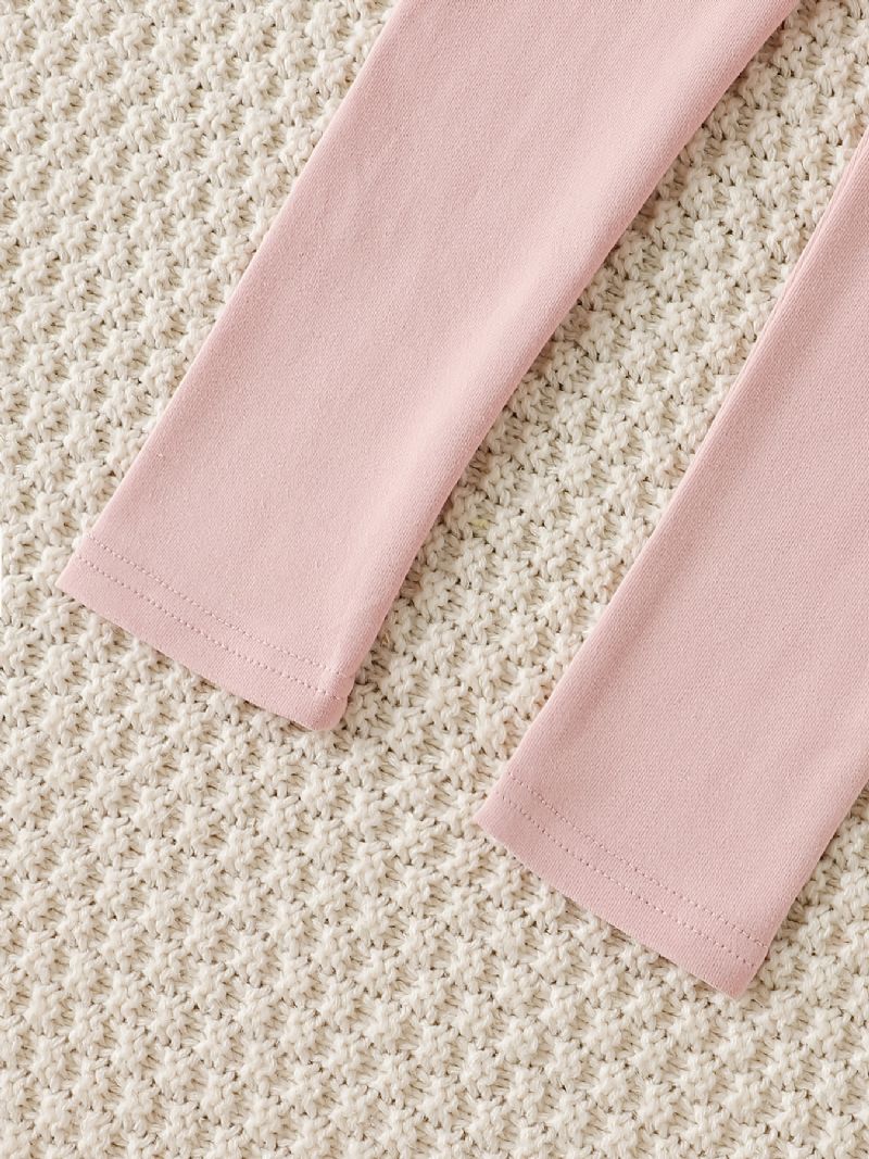 Piger Søde Tyl Nederdel Leggings Med Mesh Stjerne Print Til Vinter