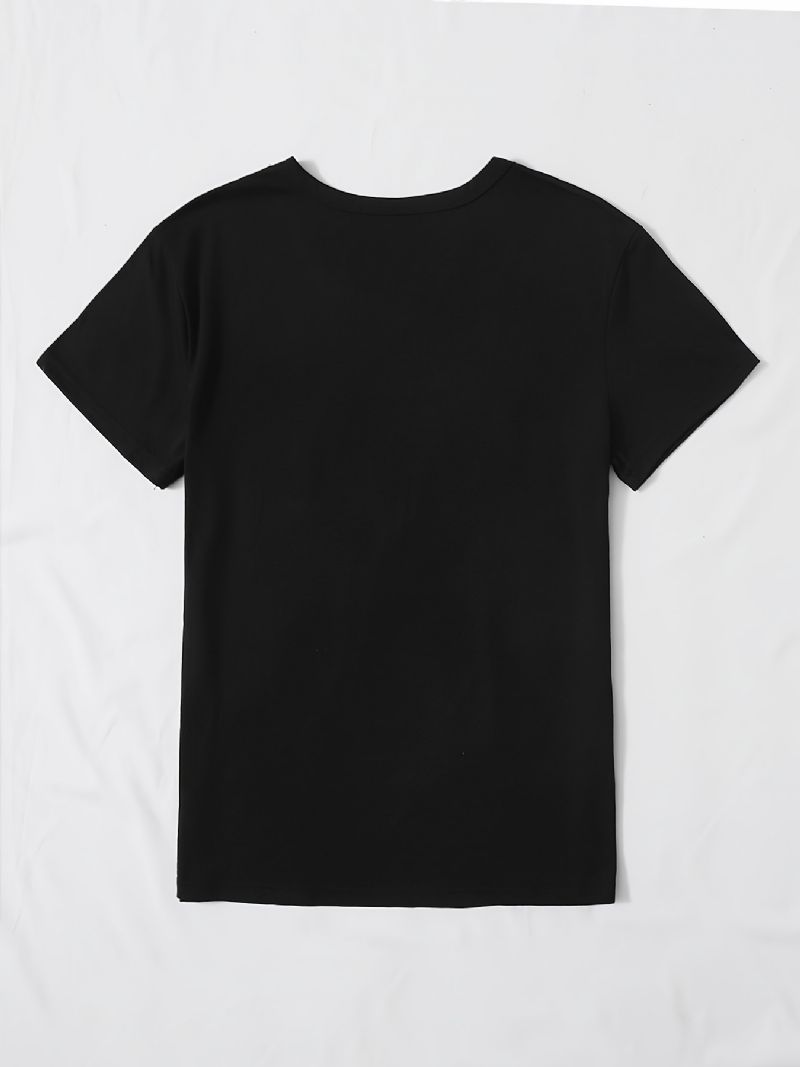 Pensioneret Hot Piger Print T-shirt Med Rund Hals Casual Løs Kortærmet Mode Sommer T-shirts Overdele Dametøj