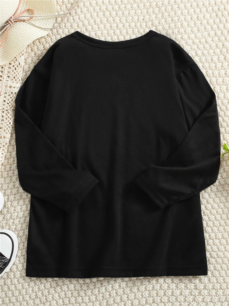 Toddler Drenge Julebrev Trykt Langærmet T-shirt