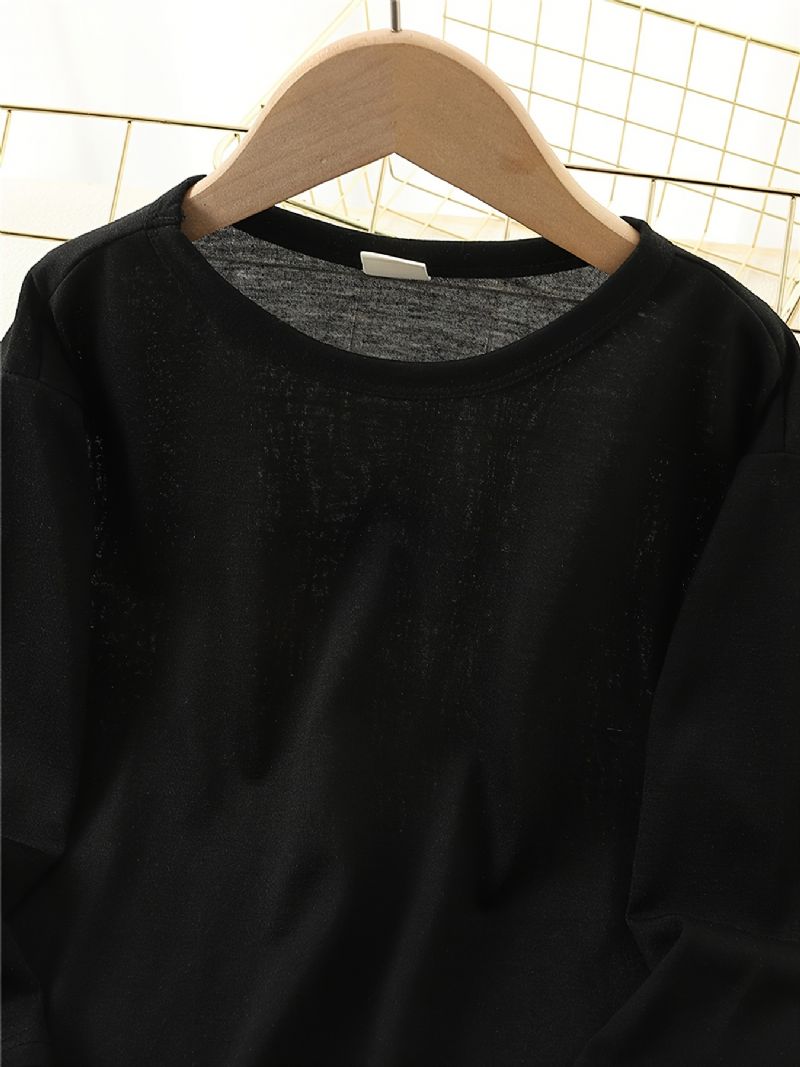 Toddler Drenge Julebrev Trykt Langærmet T-shirt