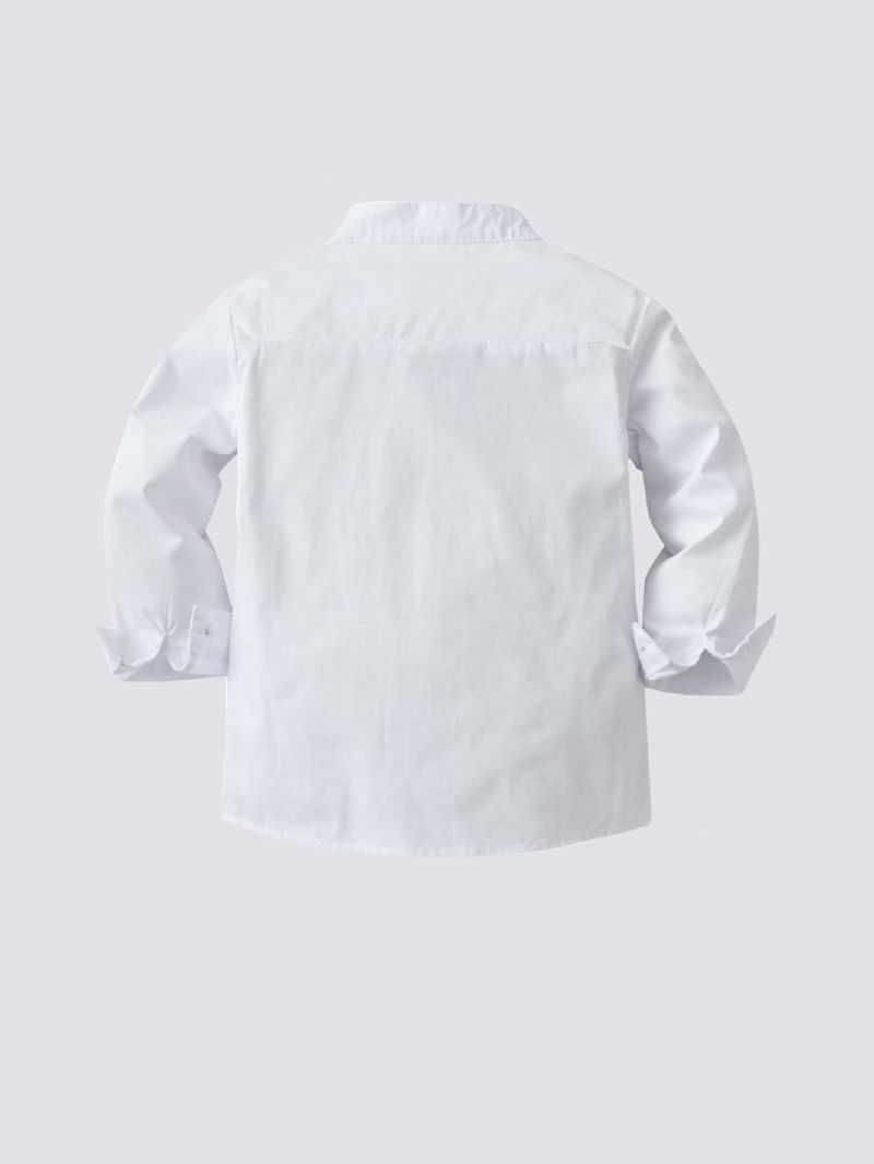 Toddler Drenge Pocket Mock Neck Shirt