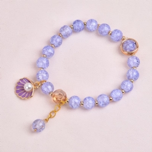 1 Stk Børnejulegave Piger Shell Pearl Armbånd