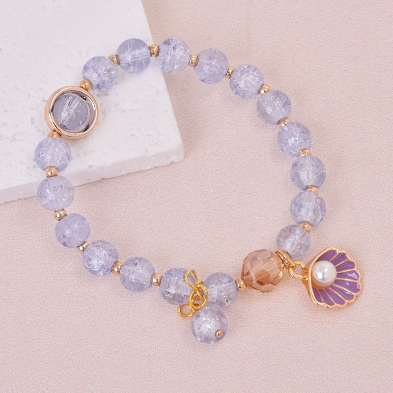 1 Stk Børnejulegave Piger Shell Pearl Armbånd