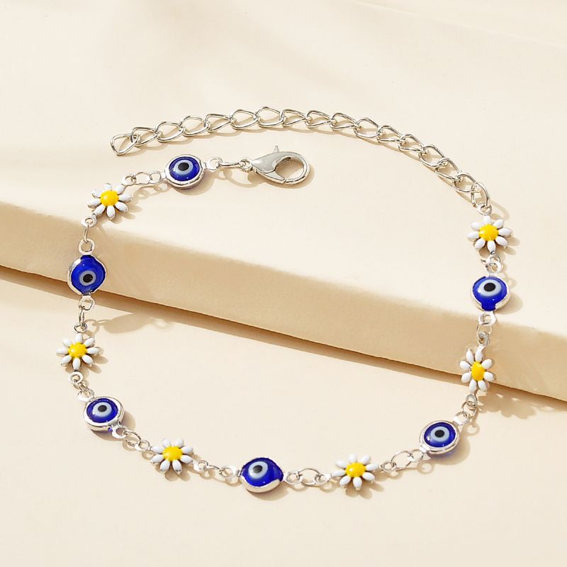 1 Stk Devil's Eye Små Tusindfryd Håndlavet Perlearmbånd Charms Smykker Gave Fødselsdagsgaver Til Kvinder Kone Piger Hende