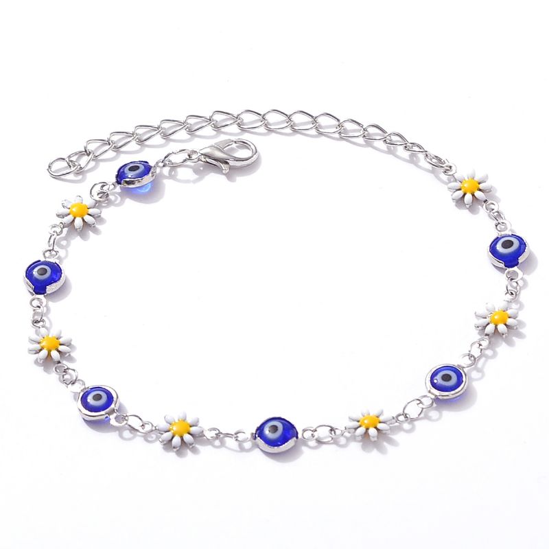 1 Stk Devil's Eye Små Tusindfryd Håndlavet Perlearmbånd Charms Smykker Gave Fødselsdagsgaver Til Kvinder Kone Piger Hende