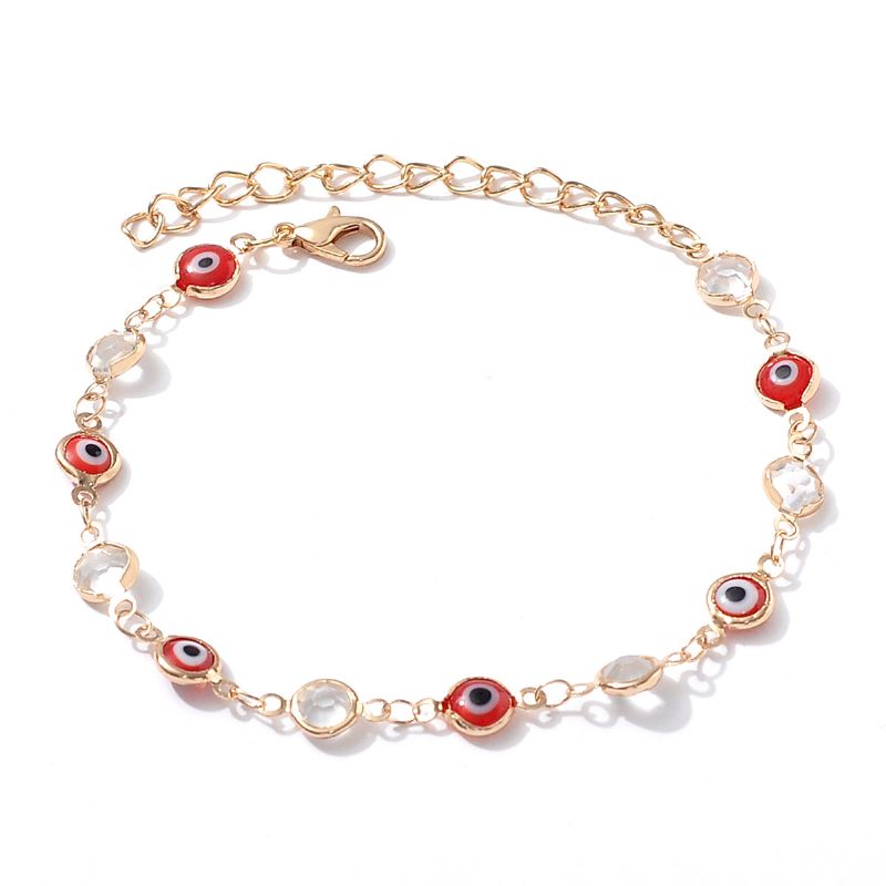 1 Stk Trendy Party Devil's Eye Kobber Zirkon Håndstykke Armbånd Charms Smykker Gave Fødselsdagsgaver Til Kvinder Kone Piger Hende