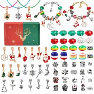 65 Stk Charm Armbånd Making Kit Julegave Sæt Diy Craft Til Piger Kit Art Til Børn