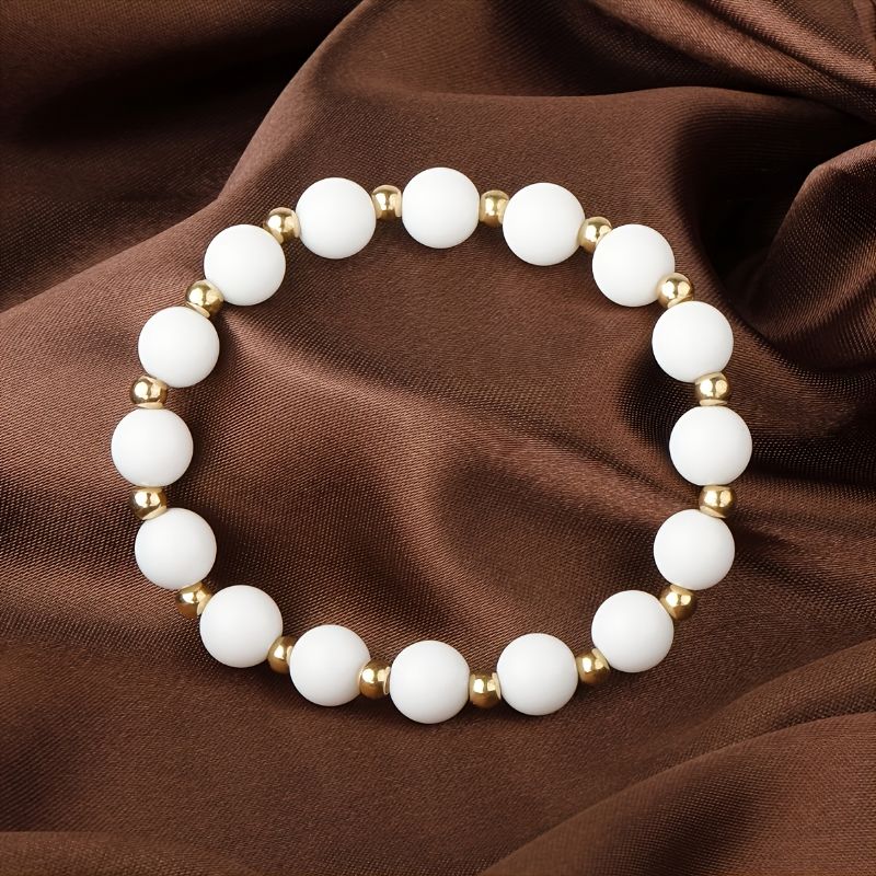 8mm Natursten Perler Håndlavet Armbånd Smykker Gave Fødselsdagsgaver Til Kvinder Mor Kone Piger Hende