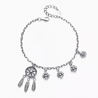 925 Sterling Sølv Dream Catcher Vedhæng Armbånd Charms Smykker Gave Fødselsdagsgaver Til Kvinder Kone Piger Hende