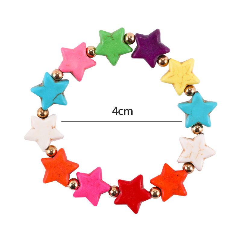 Makersland Piger Colorful Star Butterfly Armbånd