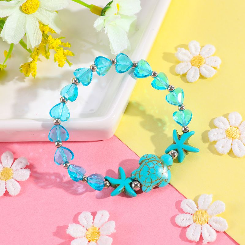 Makersland Toddler Piger Turtle Starfish Charm Armbånd