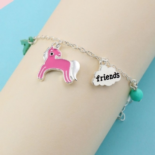 Piger Armbånd Unicorn Decor Pendant Børnegave