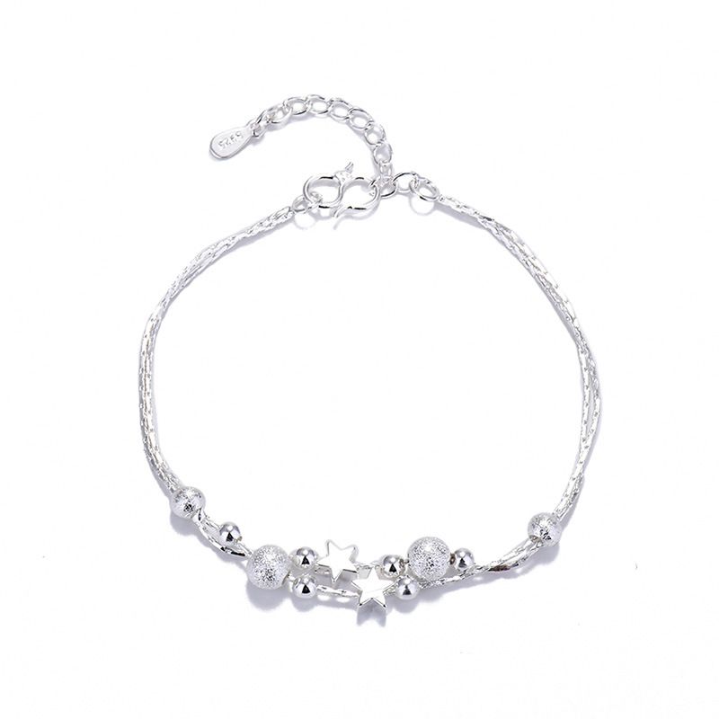 Piger Elegant Simple Double Layered Beaded Star Armbånd Gave Til Holiday Party