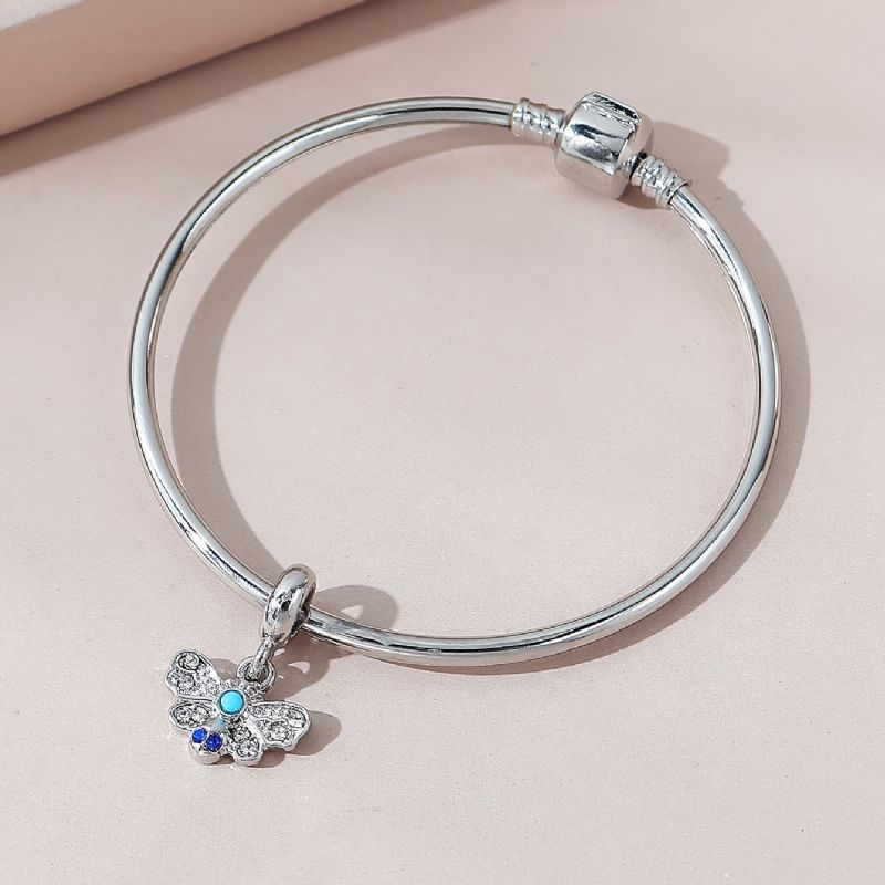 Rhinestone Sommerfugl Vedhæng Armbånd Charms Smykker Gaver Til Teenagepiger Datter Søster Bedste Ven Venskab Hende