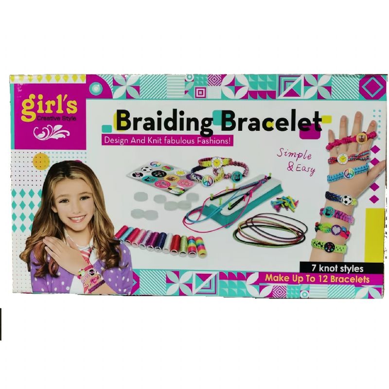 Venskab Armbånd String Vævet Legetøj Håndlavet Diy Elastisk Piger Making Suit