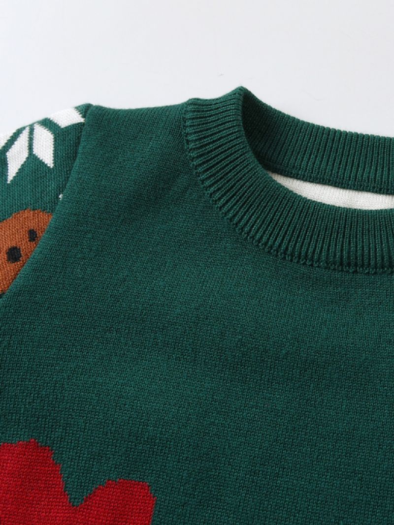 Christmas Bear Drenge Strikket Sweater