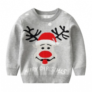 Drenge Striktrøje Sweater Strik Til Jul