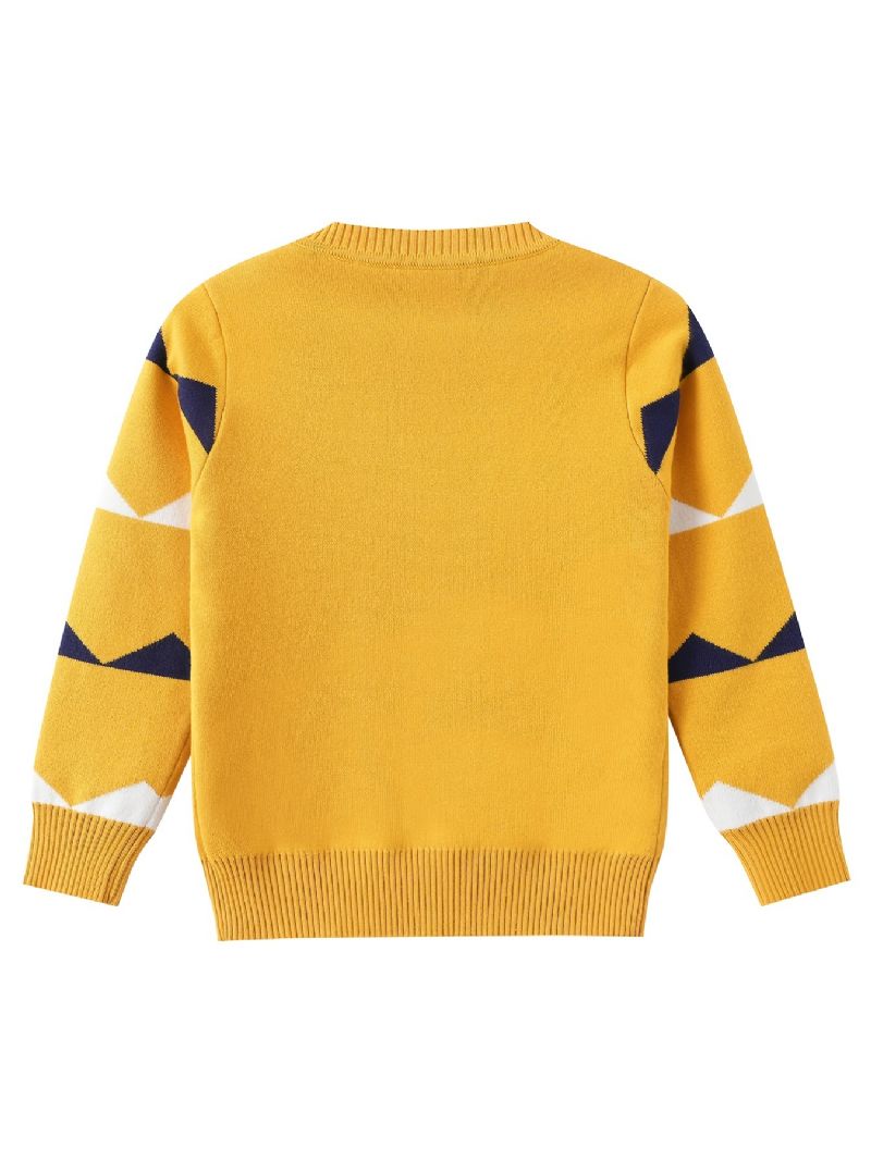 Drenge Sweater Sød Dinosaur Mønster Strikket Cardigan Børnetøj