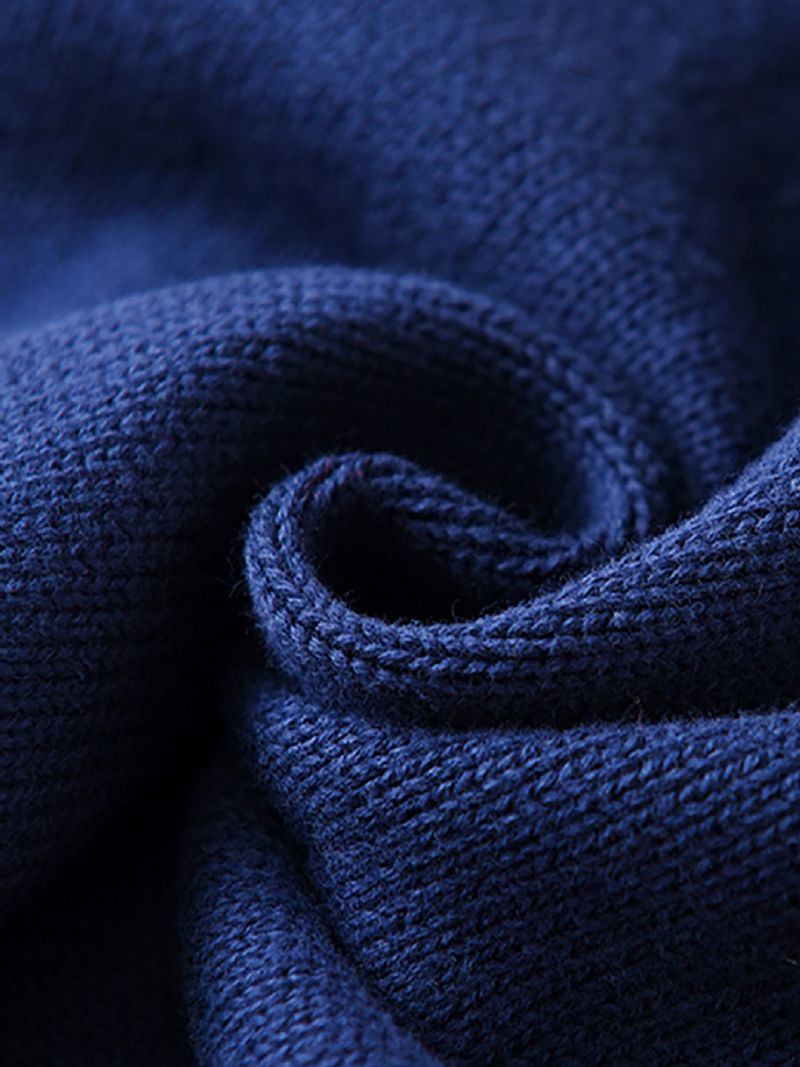 Drenge Sweater Vest V-hals Strik Skole Stil
