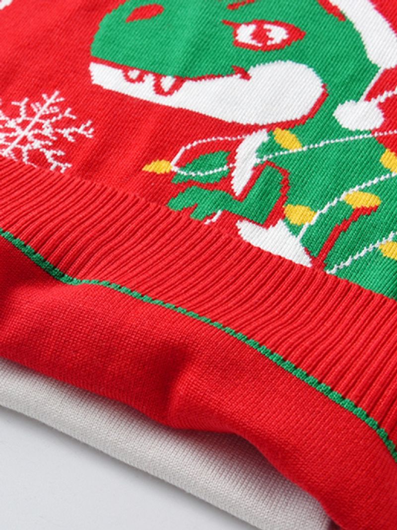 Jul Dinosaur Drenge Strik Sweater