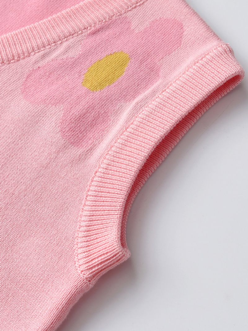 Piger Strikket Vest Pullover Sweater Til Vinter