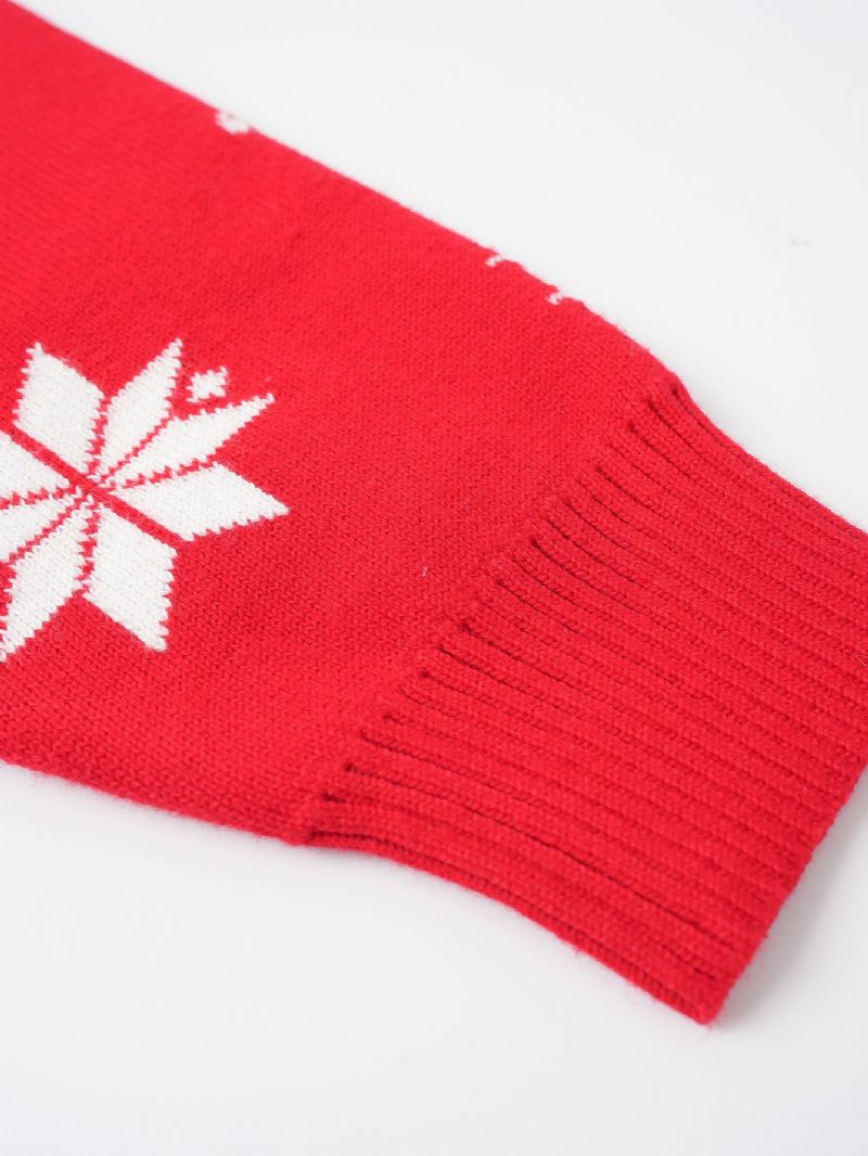 Sød Børne-strikket Trøje Til Drenge-nisse-sweater