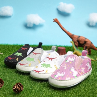 Baby Toddler Dinosaur Shoes Slip On Åndbare Casual Sneakers Bløde Såler Sko