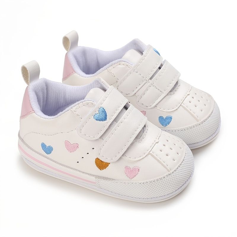 Babysko Dreng Pige Hjerte Sneakers Afslappet Skridsikker Sport Gå Småbørnssko Skøjtesko