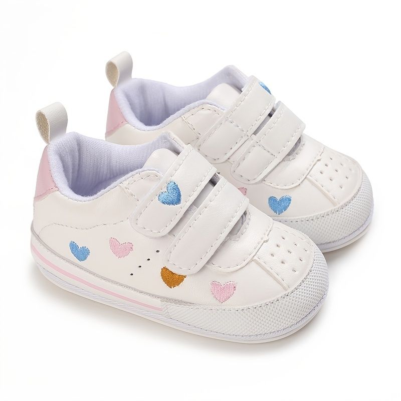 Babysko Dreng Pige Hjerte Sneakers Afslappet Skridsikker Sport Gå Småbørnssko Skøjtesko