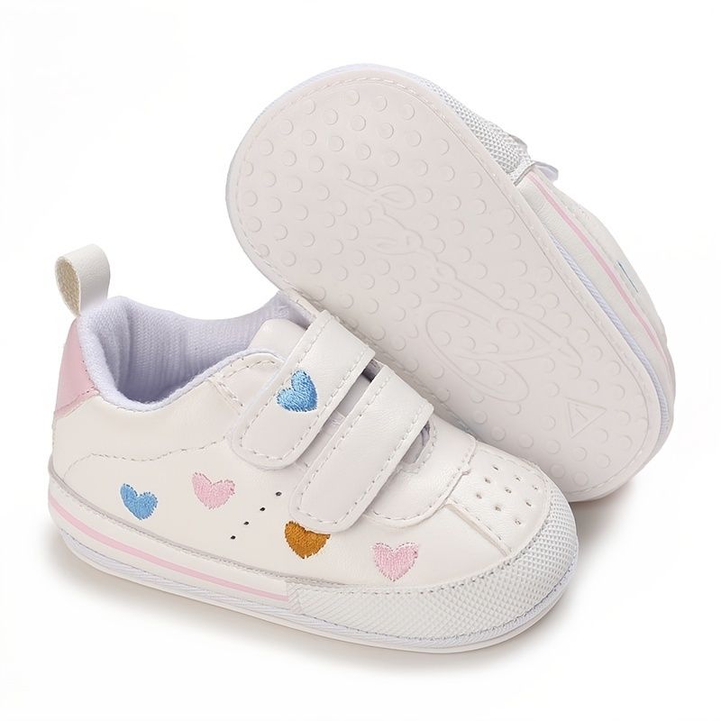 Babysko Dreng Pige Hjerte Sneakers Afslappet Skridsikker Sport Gå Småbørnssko Skøjtesko