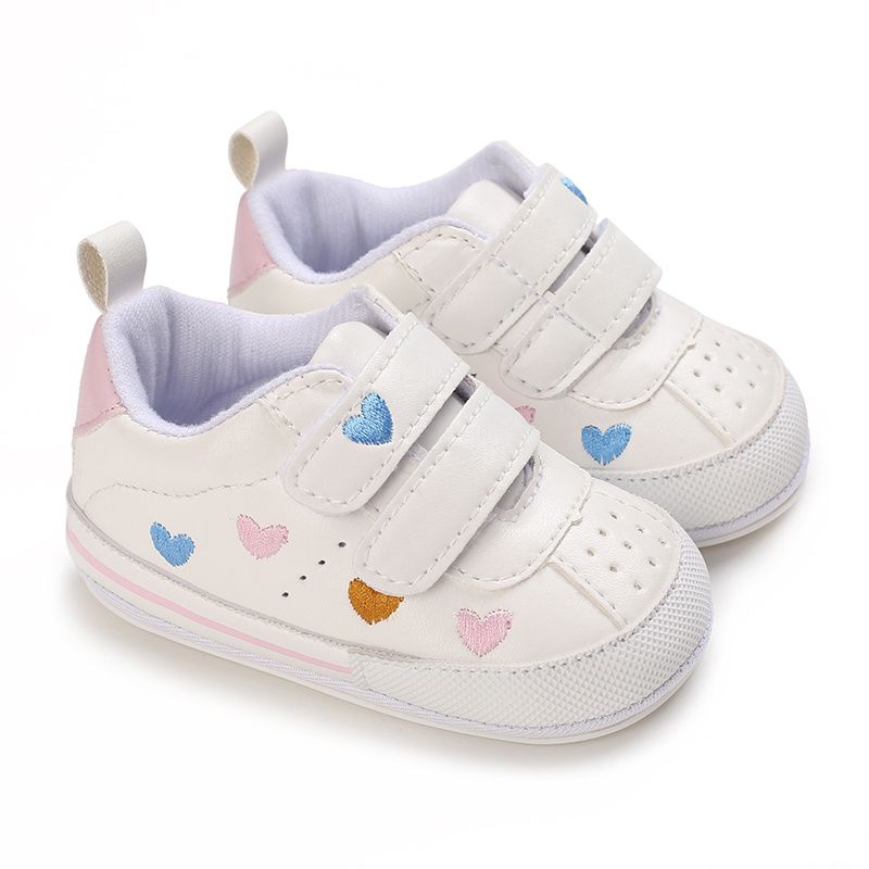 Babysko Dreng Pige Hjerte Sneakers Afslappet Skridsikker Sport Gå Småbørnssko Skøjtesko
