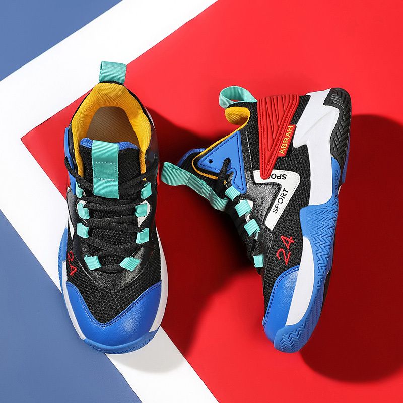 Børn Drenge Basketball Sko Skridsikre Snørebånd Vandtætte Sneakers Sko