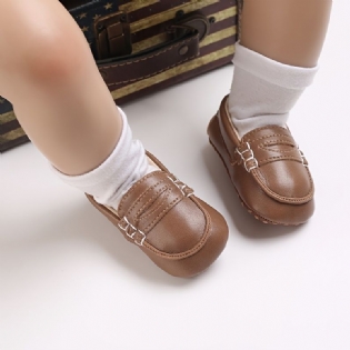 Casual Komfortable Penny Loafers First Walker Sko Til Baby Drenge Infant Toddler Newborn