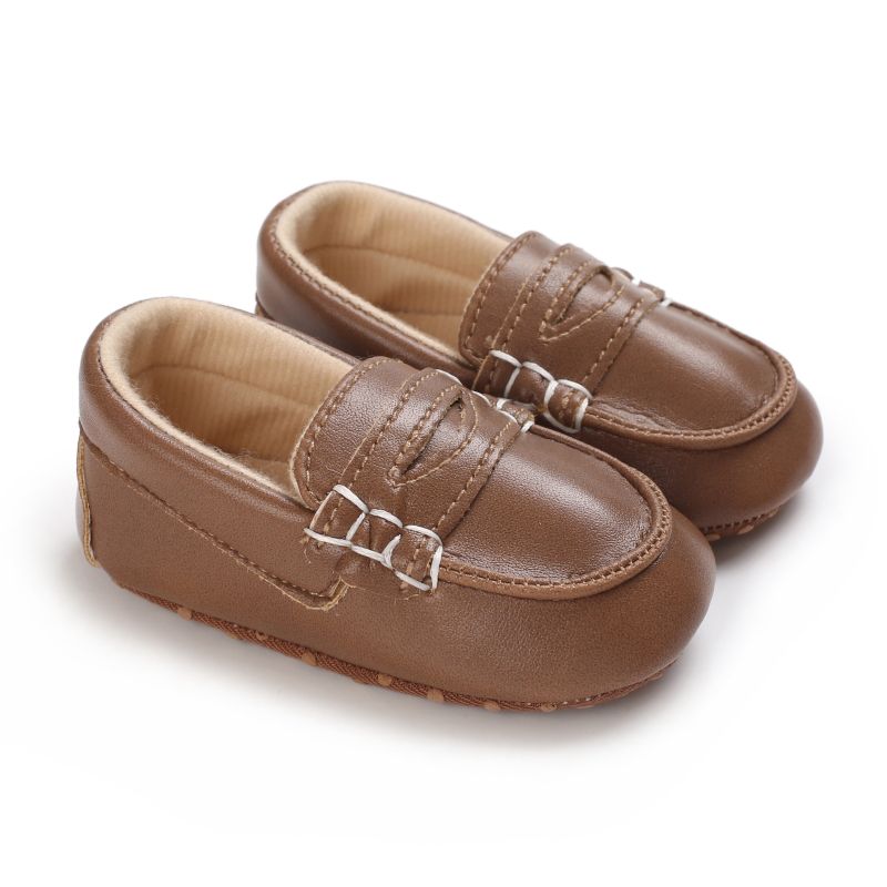 Casual Komfortable Penny Loafers First Walker Sko Til Baby Drenge Infant Toddler Newborn