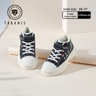 Drenge Casual Canvas Sko Fleece Sneakers Til Tennis Løb Basketball Sport Camping Vinter