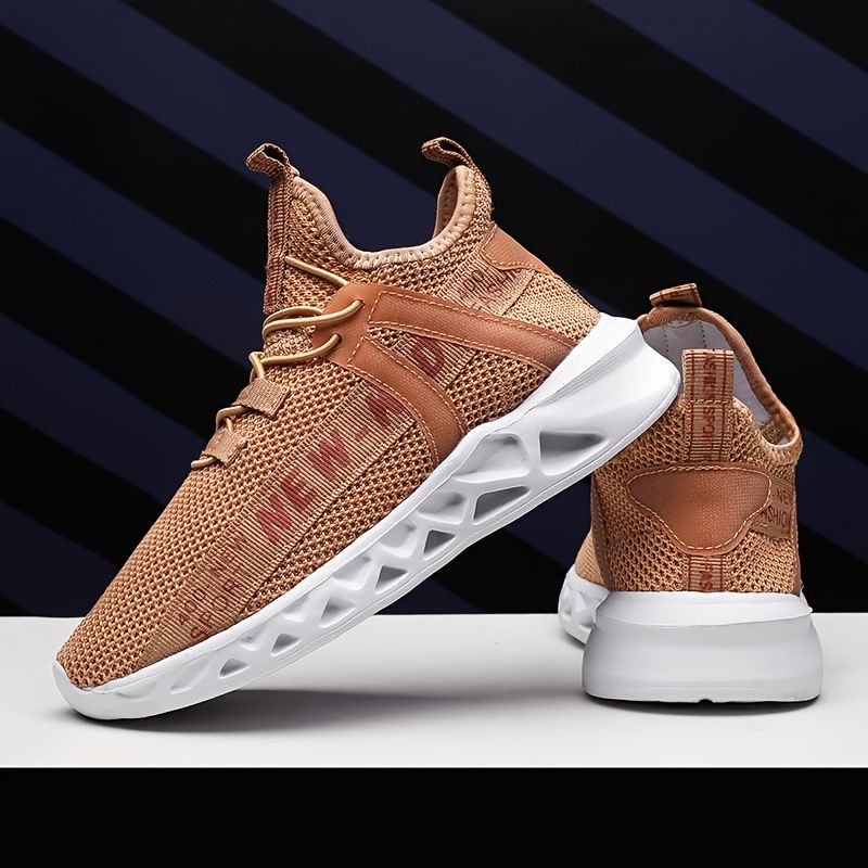 Drenge Casual Løbesko Letvægts Bløde Åndbare Sneakers Slip-on Mesh Træningssko