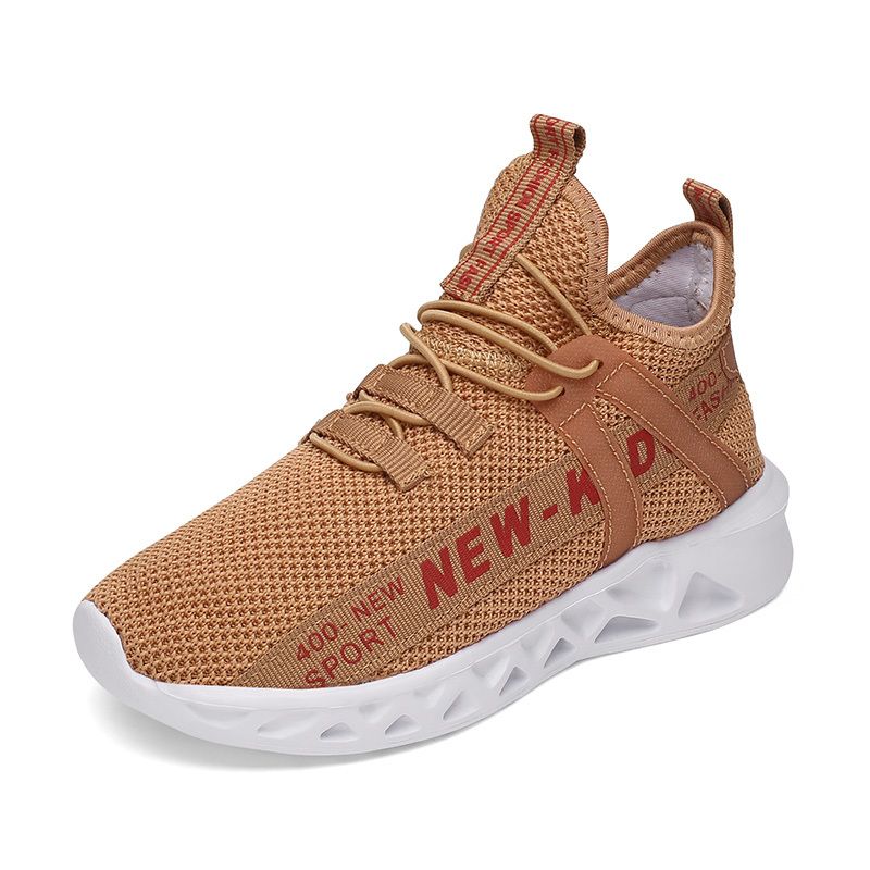 Drenge Casual Løbesko Letvægts Bløde Åndbare Sneakers Slip-on Mesh Træningssko