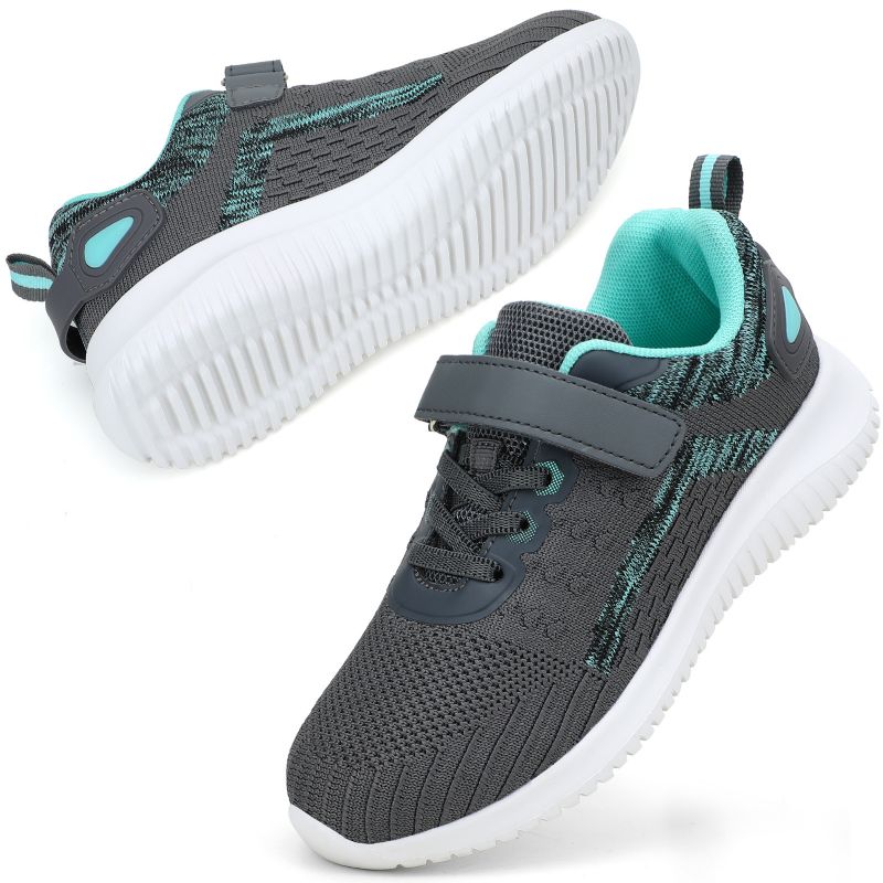 Stq Børn Drenge Piger Sneakers Letvægts Åndbar Rem Atletisk Løbesko