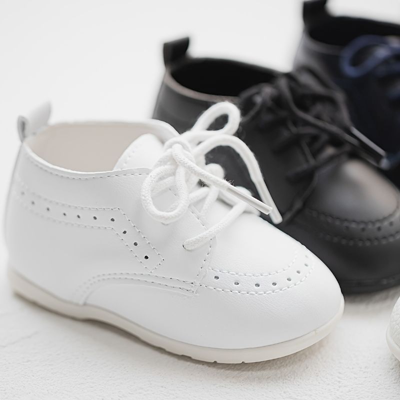 Toddler Baby Drenge Piger Casual Solid Åndbar Letvægts Brogue Oxford Sko