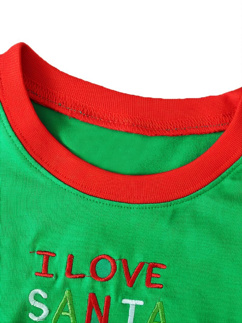 2 Stk Børn Christmas Bomuld Langærmet Pyjamassæt