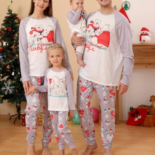 2023 Efterår Vinter Nyt Drenge Piger Julefest Pyjamas Sæt