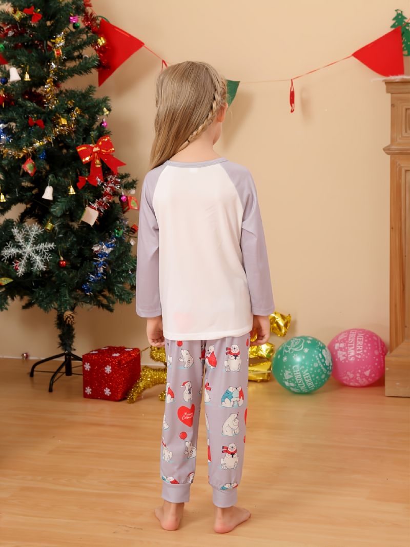 2023 Efterår Vinter Nyt Drenge Piger Julefest Pyjamas Sæt