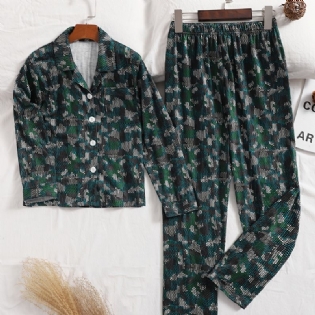 Langærmet Pyjamassæt Til Drenge Loungewear Til