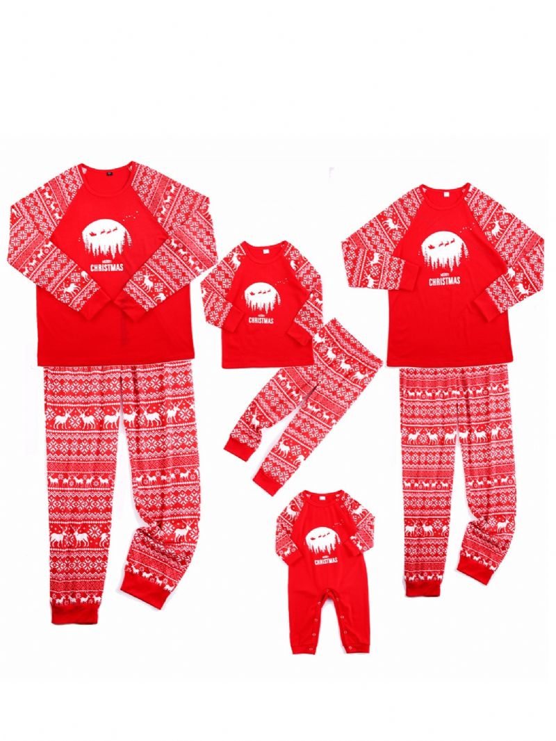 Nyt Julekostume Pyjamassæt Til Børn 2023