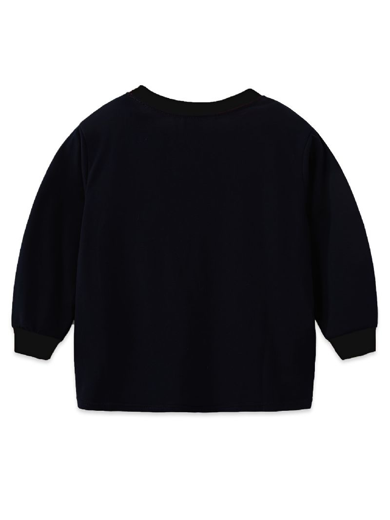 Småbørn Børn Drenge Pyjamassæt I Love My Family Langærmet Top & Buksersæt