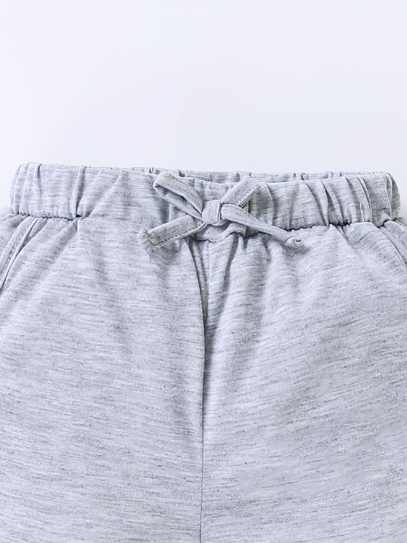 3 Stk Piger Letvægts Casual Elastisk Talje Shorts Børnetøj Til Sommer